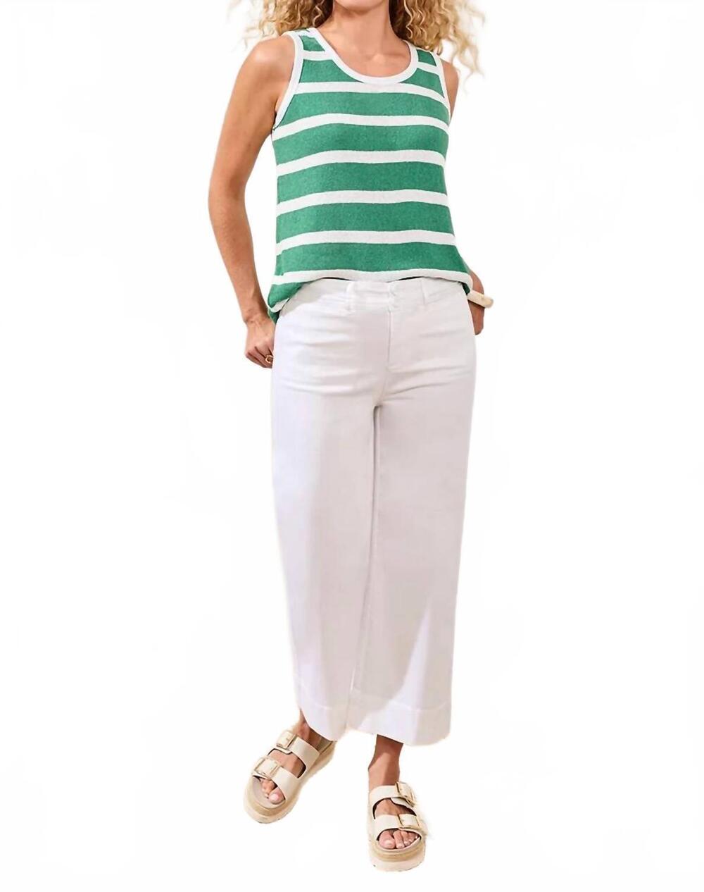 NEW TRIBAL comfort stretch high rise palazzo pants in white